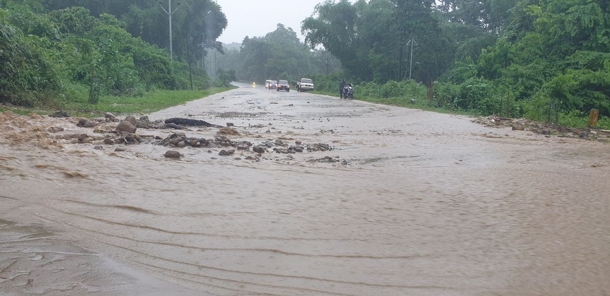 Flash Floods Damage East Siang