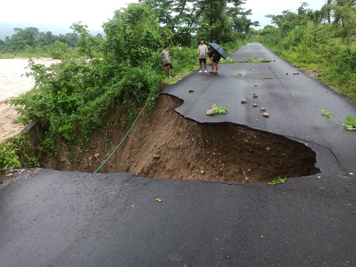 Flash Floods Damage East Siang