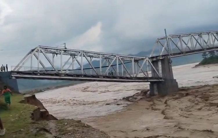 Floods Hit 22,000 in Assam, Railway Bridge Damaged in Dhemaji