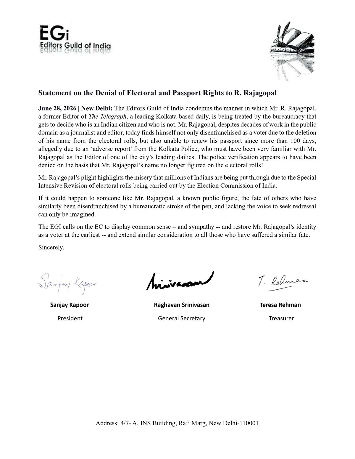 Passport Stalled, Vote Deleted: R. Rajagopal's Case Sparks National Concern