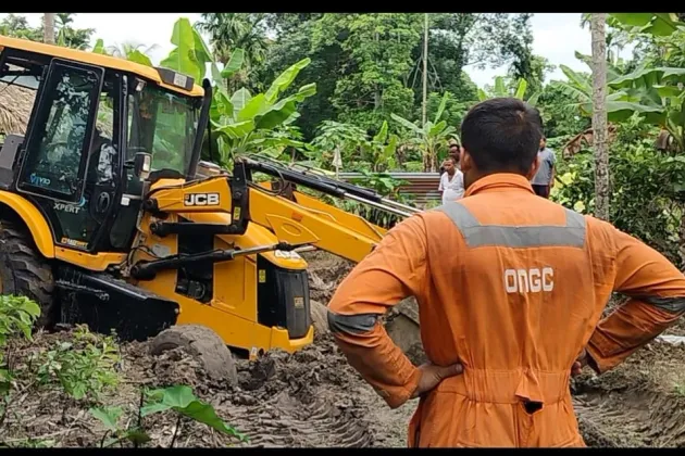 Gas leak sparks panic in Nazira village, residents blame ONGC