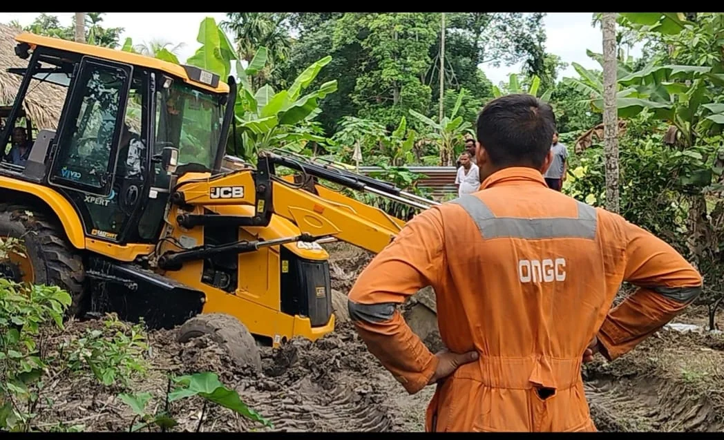 Gas leak sparks panic in Nazira village, residents blame ONGC
