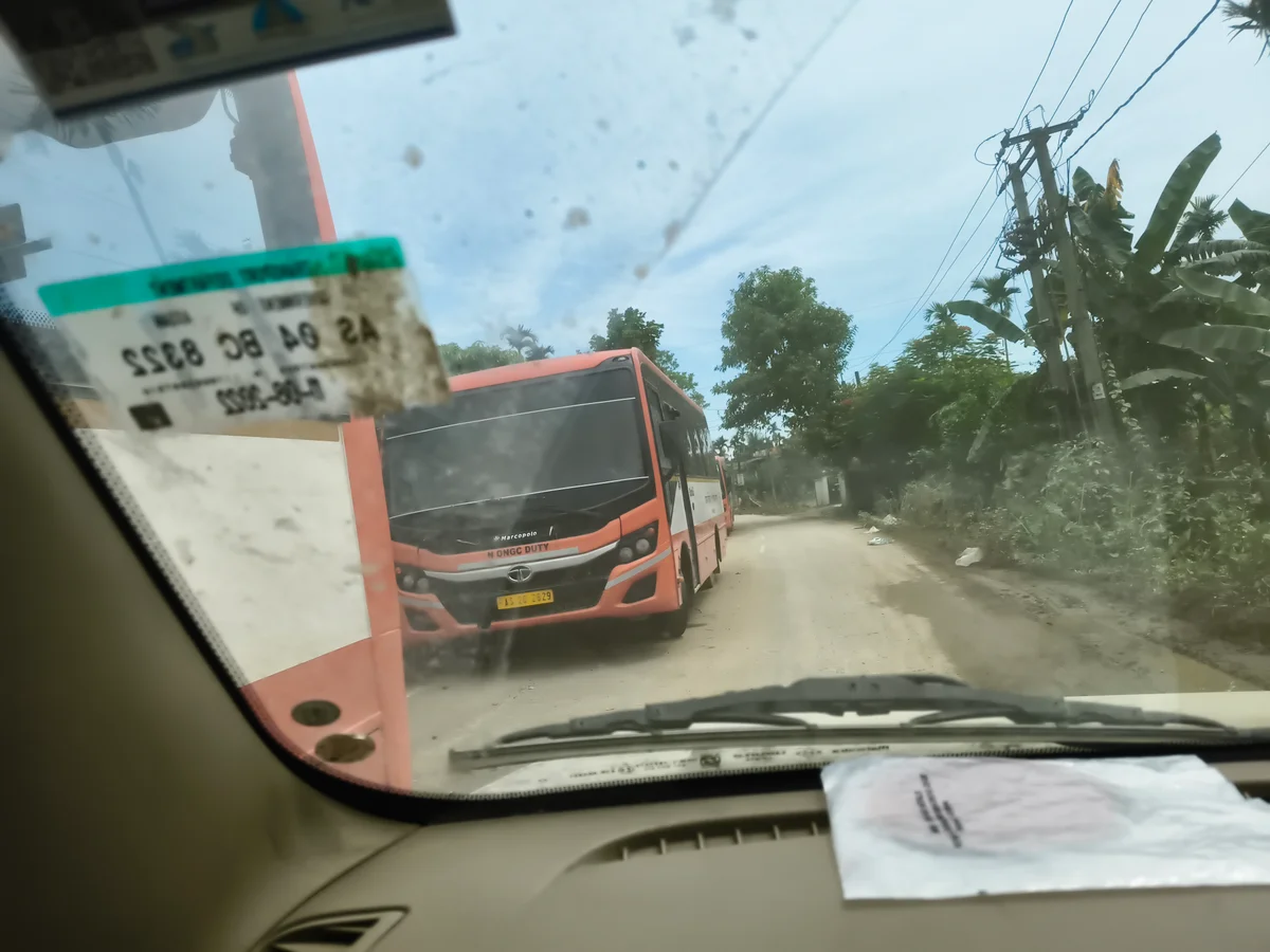 Flood-Hit Nazira Cries for Food, Water as Relief Falters; ONGC Buses Block Lifeline Road