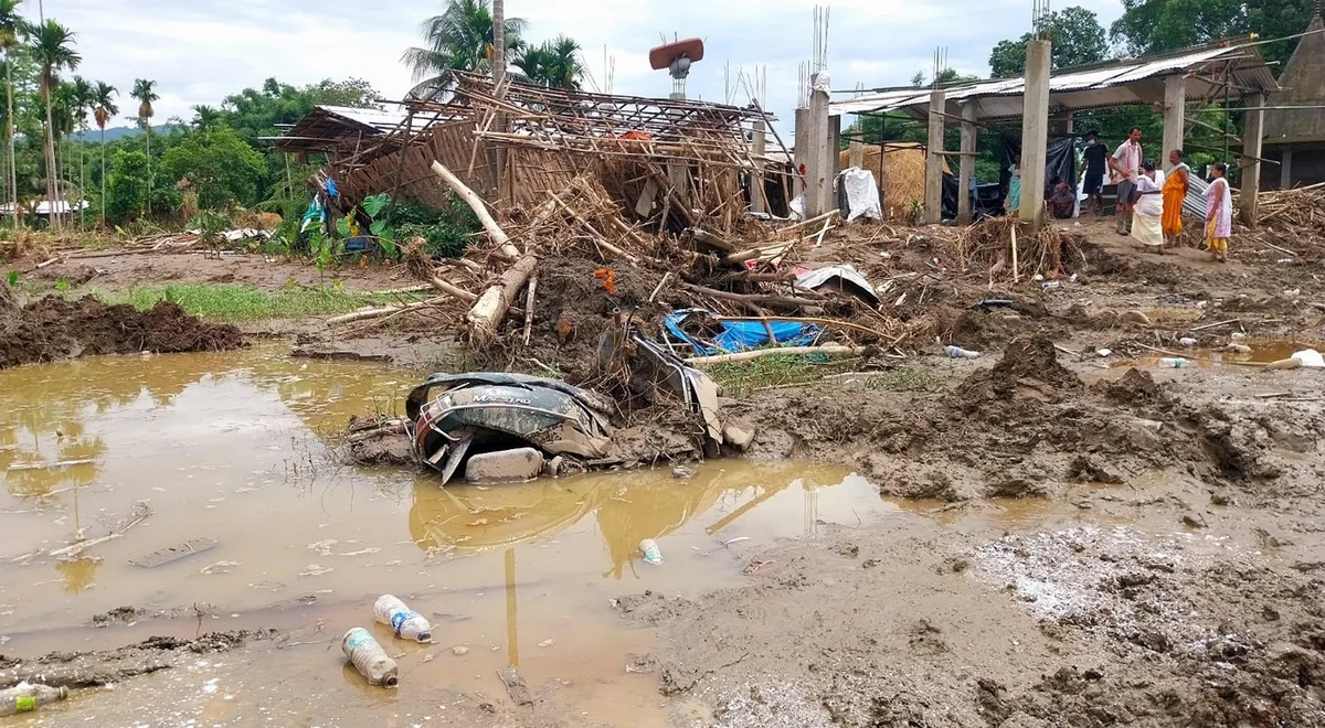 Body Found in Flood-Ravaged Nazira as Disease Fears Grow