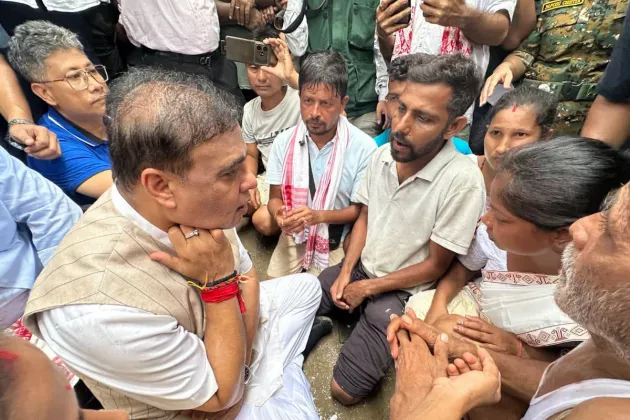 Flood-Hit Nazira Villages Demand Ban on Stone Mining Along Dikhow River
