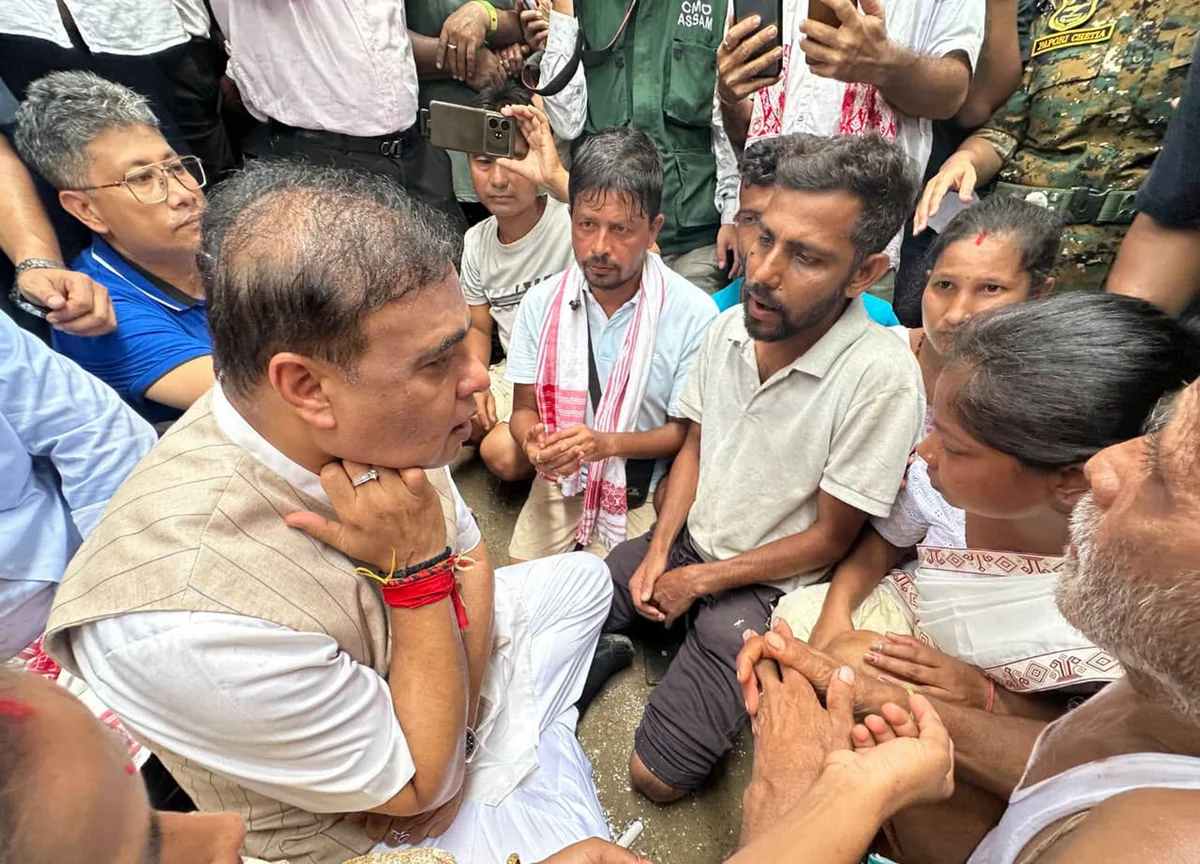 Flood-Hit Nazira Villages Demand Ban on Stone Mining Along Dikhow River