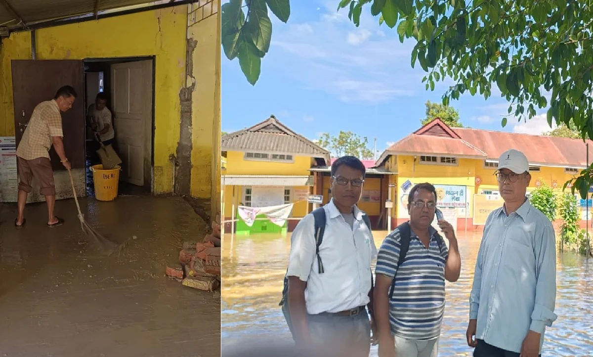 Flood severely damages Khelua PHC, 16 sub-health centres in Sivasagar