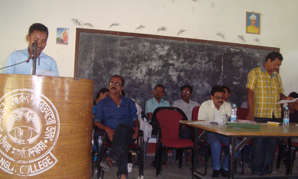 New students body at Tangla College