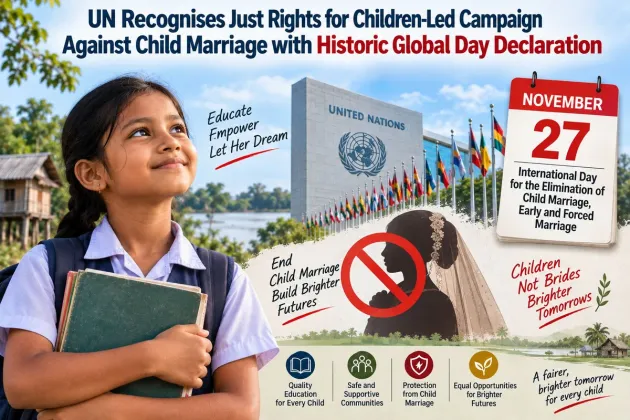 UN recognises campaign against child marriage with global day declaration