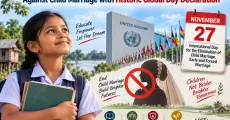 UN recognises campaign against child marriage with global day declaration