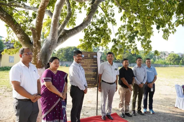 NTPC Bongaigaon establishes football field for Kokrajhar youth