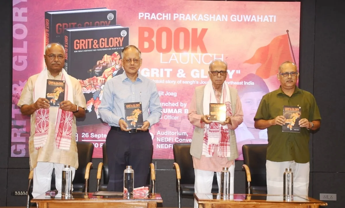 ‘Grit & Glory’ released in Guwahati, highlights RSS work in Northeast