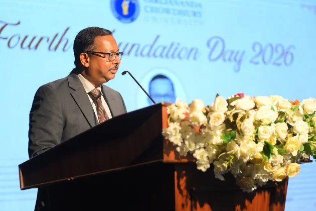 Justice Ujjal Bhuyan stresses rule of law at GCU Foundation Day