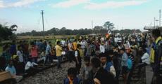 Rail blocked at Chautara