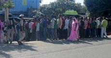Polling in progress in Lakhimpur