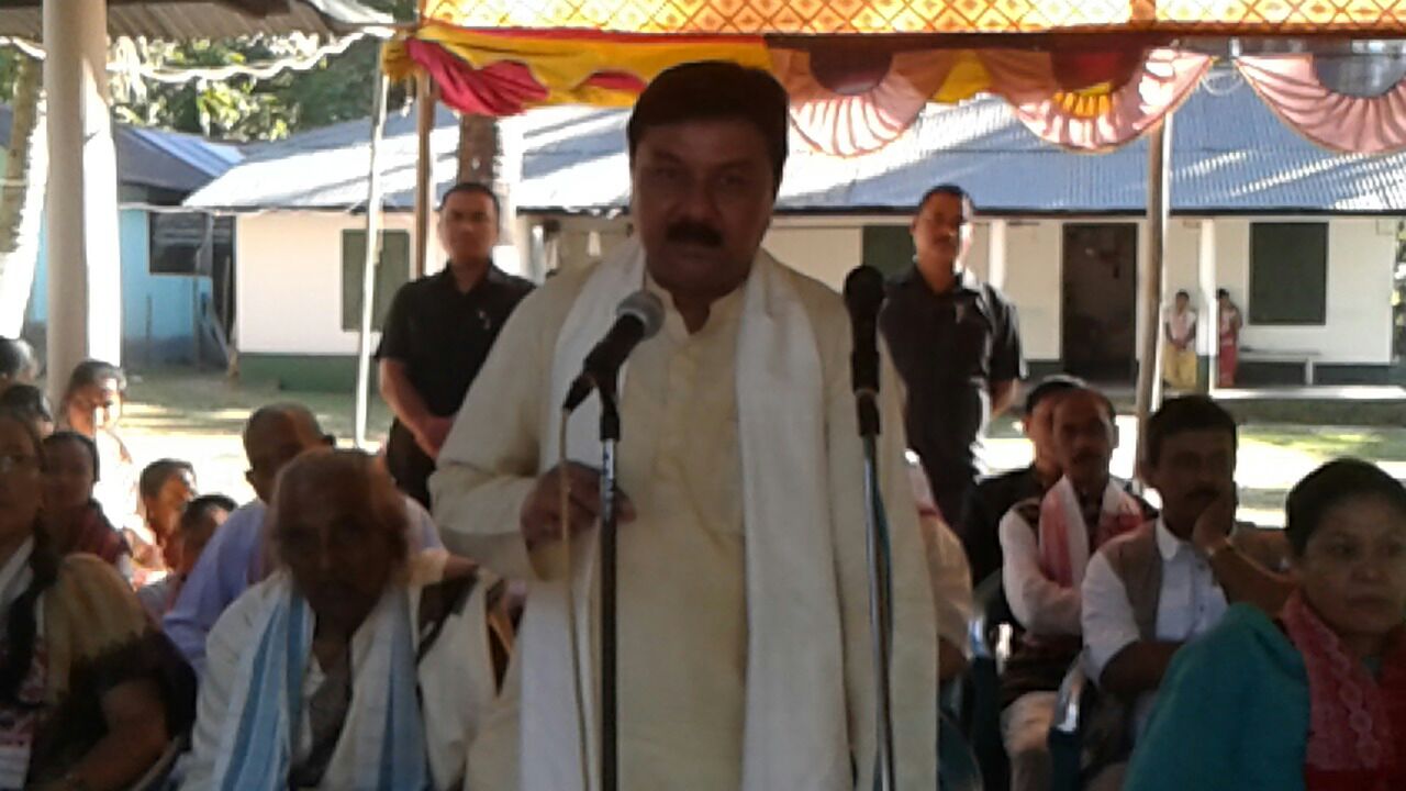 Ranjit Kumar Das visits Borengajuli Satra