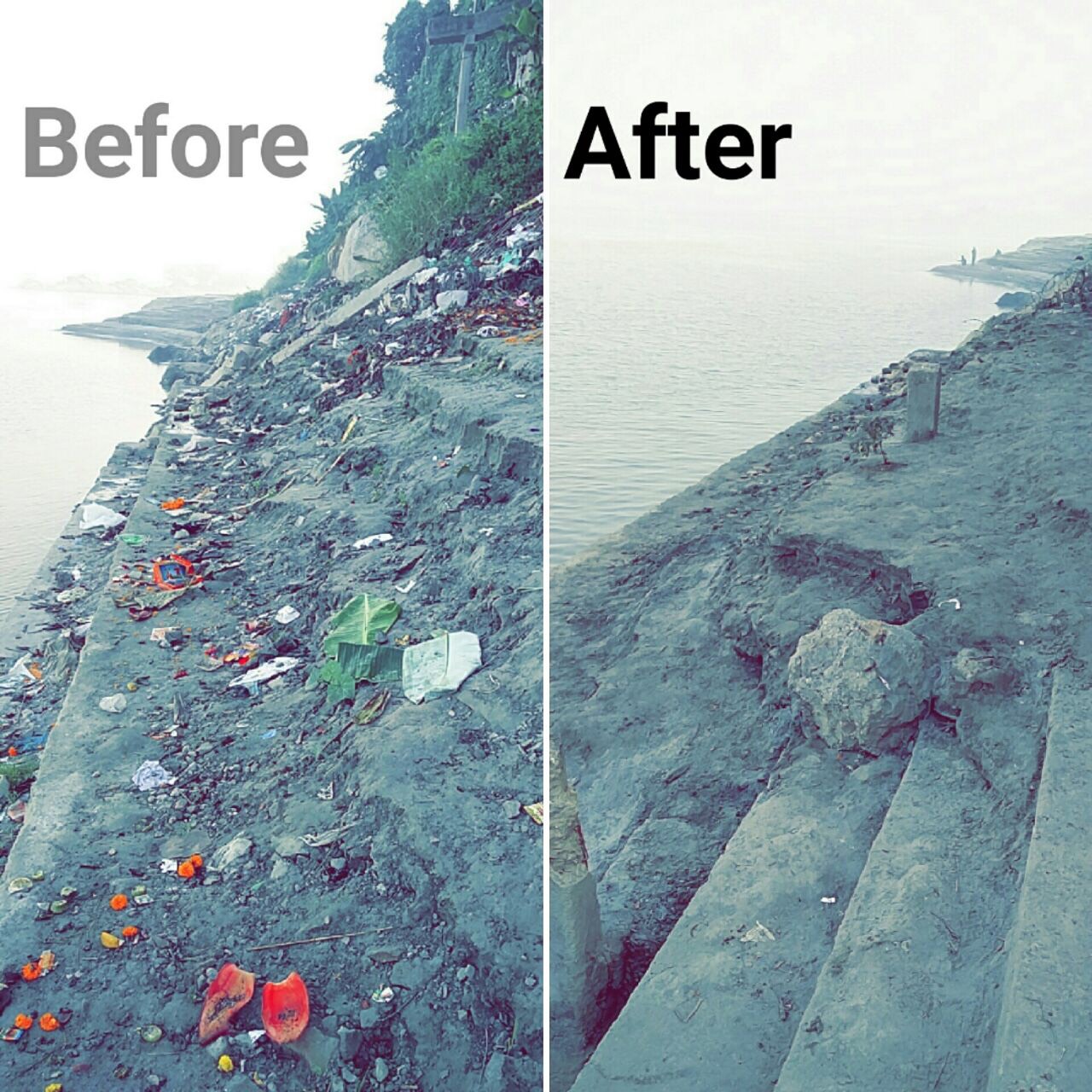 Social media users clean up Sukleswar Ghat
