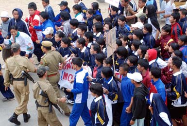 Protest over barring of Monika Devi's Olympic participation