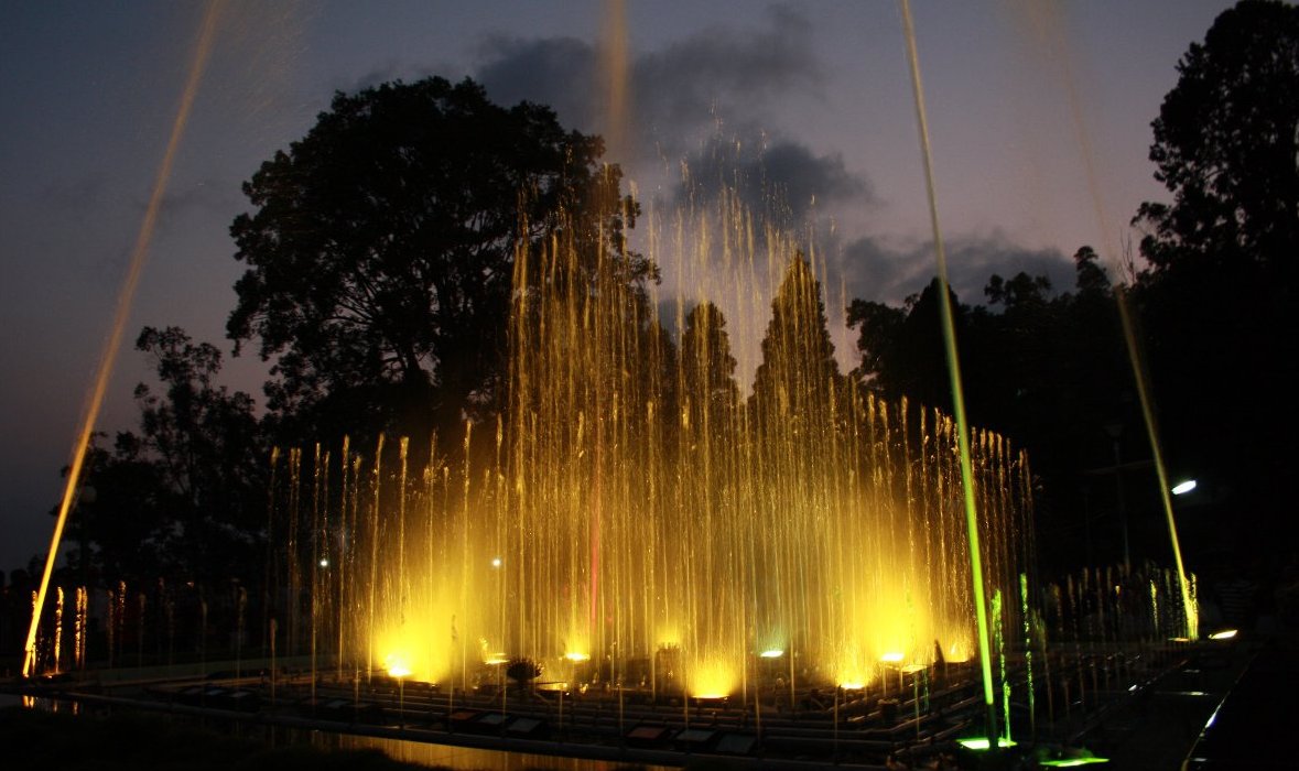 Saints, musical fountain await visitors to historic Bengal Church