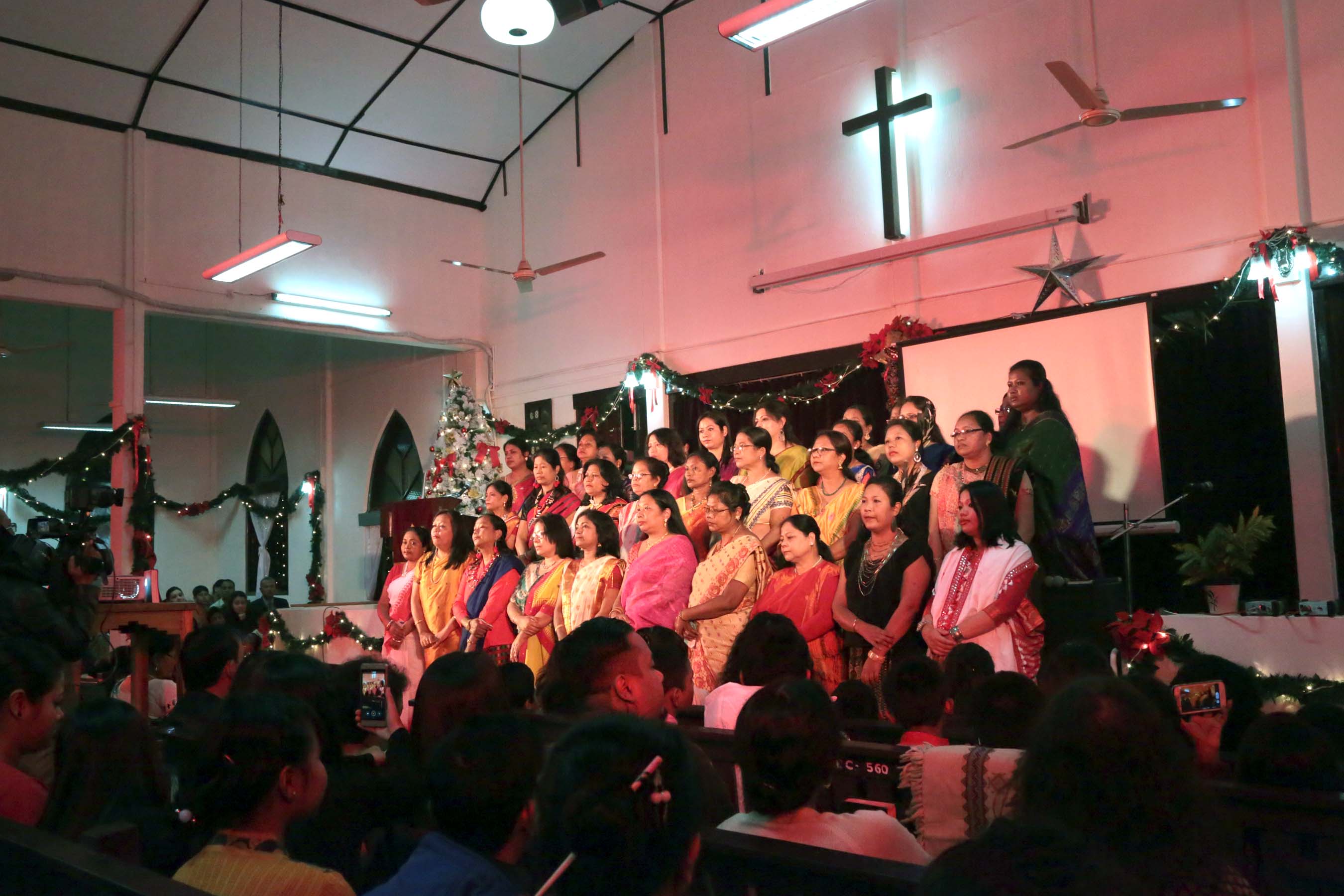 In deep grip of Christmas fever 