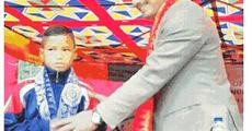 9 year footballer Chandan Boro leaves for Germany
