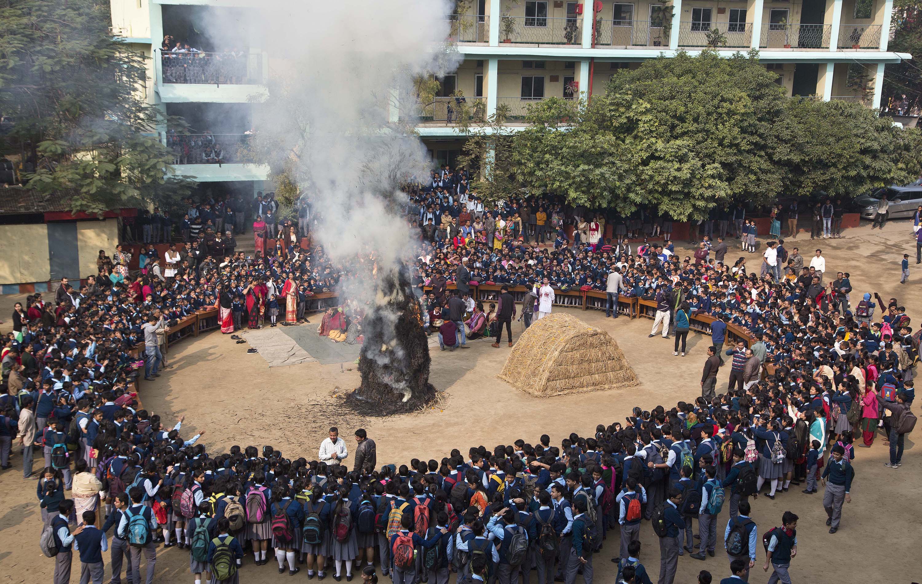 In deep grip of bihu festivity
