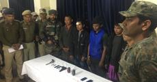 Three ultras held