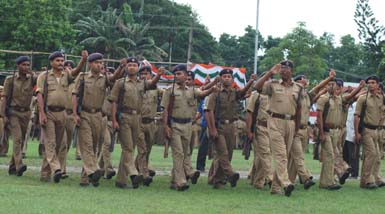 Preparing for Independence Day celebration 2008