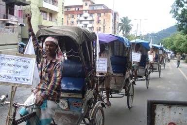 Rickshaw Riding Abhiyan