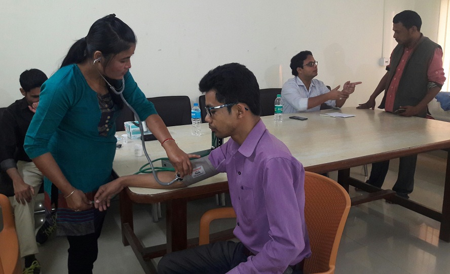 Dispur Hospital doctor conducts media OPD