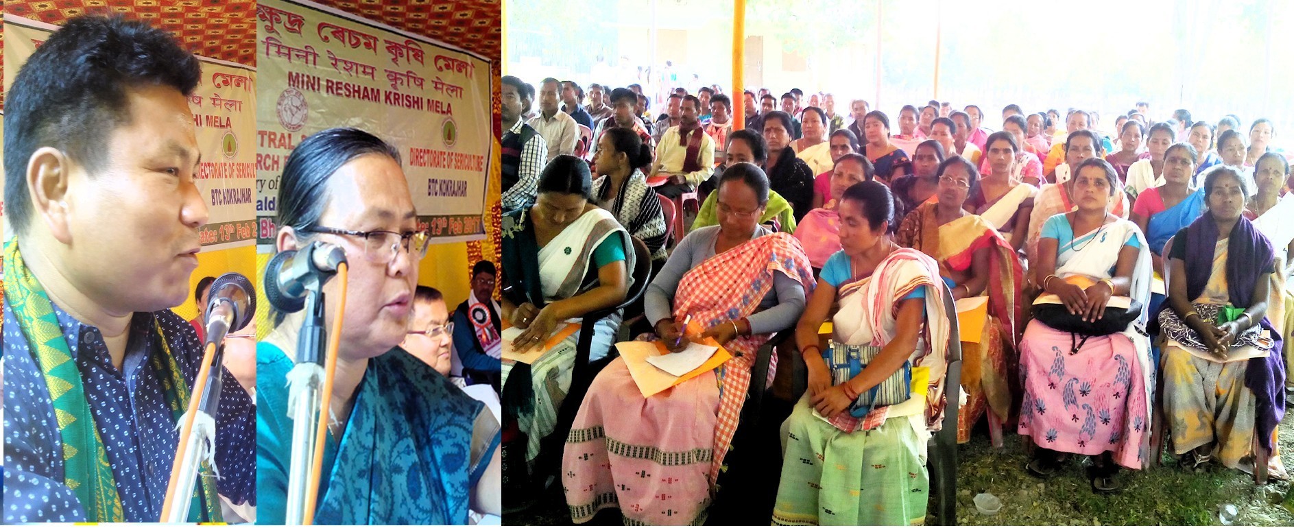 Mini Resham Mela at Bhergaon