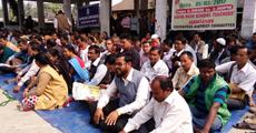 Teachers’ hunger strike in Kokrajhar