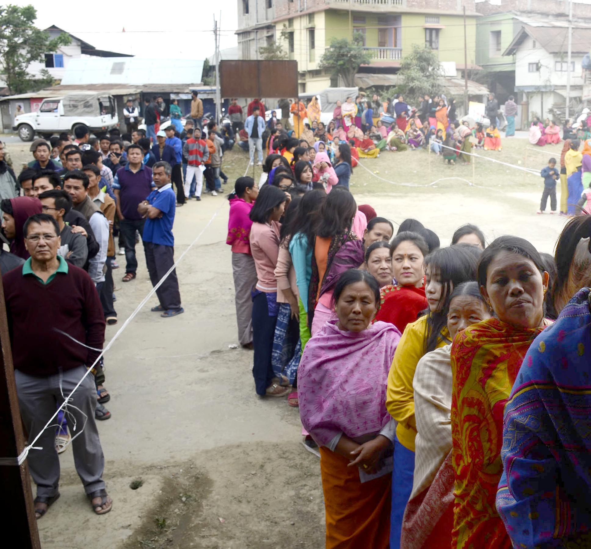 Manipur polling ends with huge turn out
