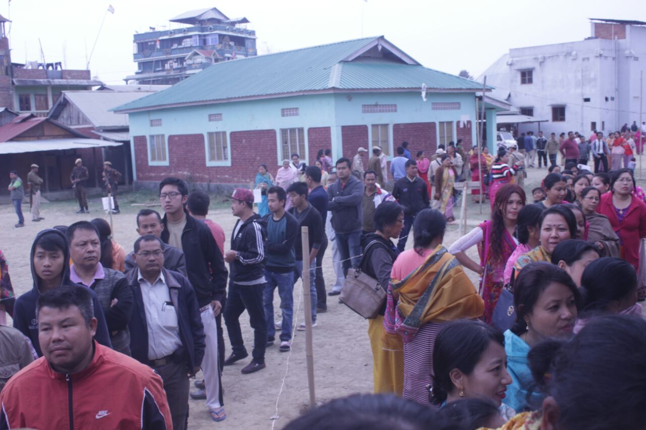  Brisk polling keeps Manipur peace