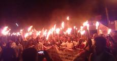 B’deshi go back slogan in Nagaon