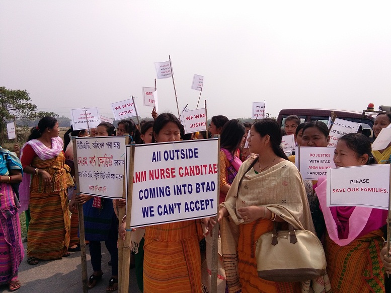 ANM stage protest   