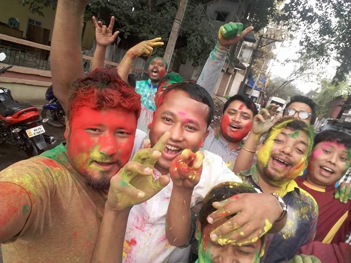 In deep grip of holi festivity