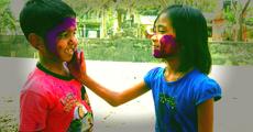 Holi celebrated at Tangla