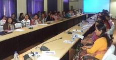 Women training in Pasighat