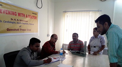 Apollo doctor conducts GPC media clinic