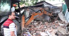 Illegal constructions evicted at Khoirabari 