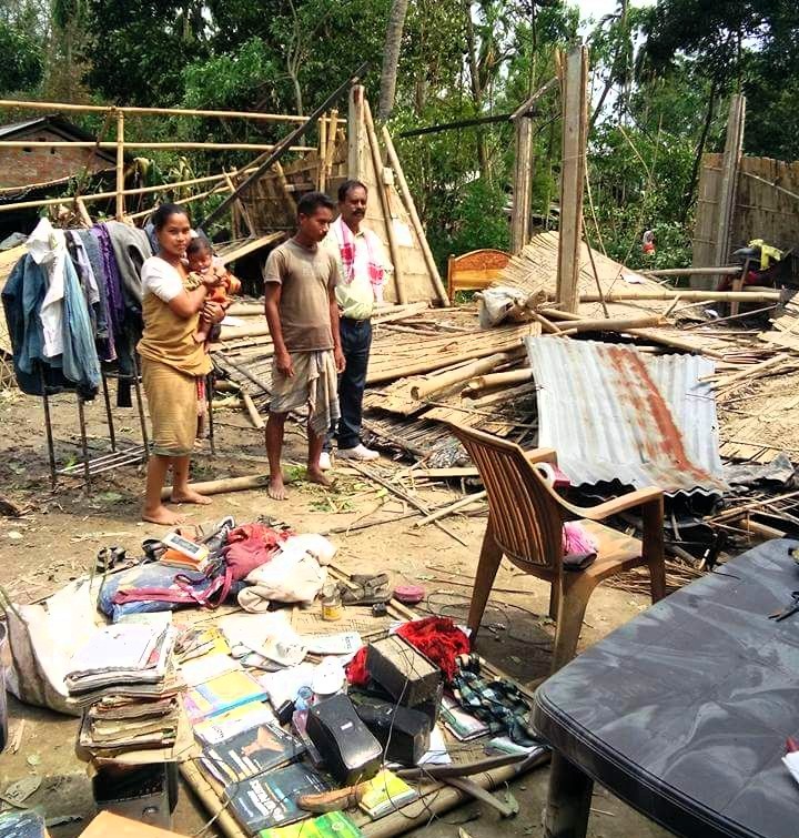 Cyclone kills 1 near Tangla
