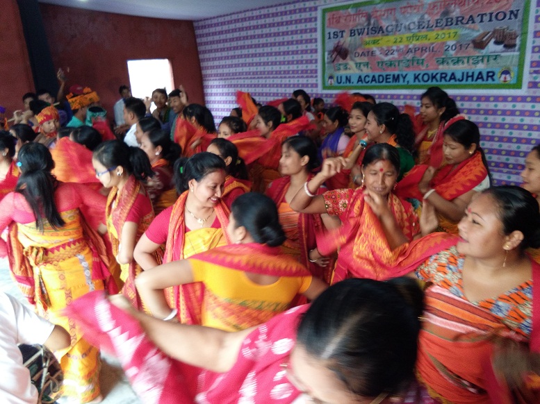Bwisagu festival at UN Academy in Kokrajhar