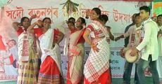 Rongali Bihu celebration at Ratanpur, Tangla 
