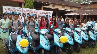 Free scooters for girl students