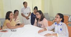Apollo gynecologist attends press club OPD