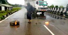 Paralyzing  bandh in Raha