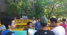 Protest against fake encounter in Delhi