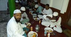 Iftaar party at Bara Masjid