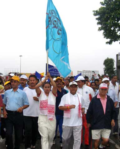 Monika Devi flags off State Sports Day